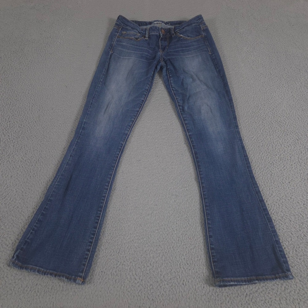 American Eagle Jeans Womens 6 Skinny Kick Super Stretch Denim Low Rise Pants Y2K